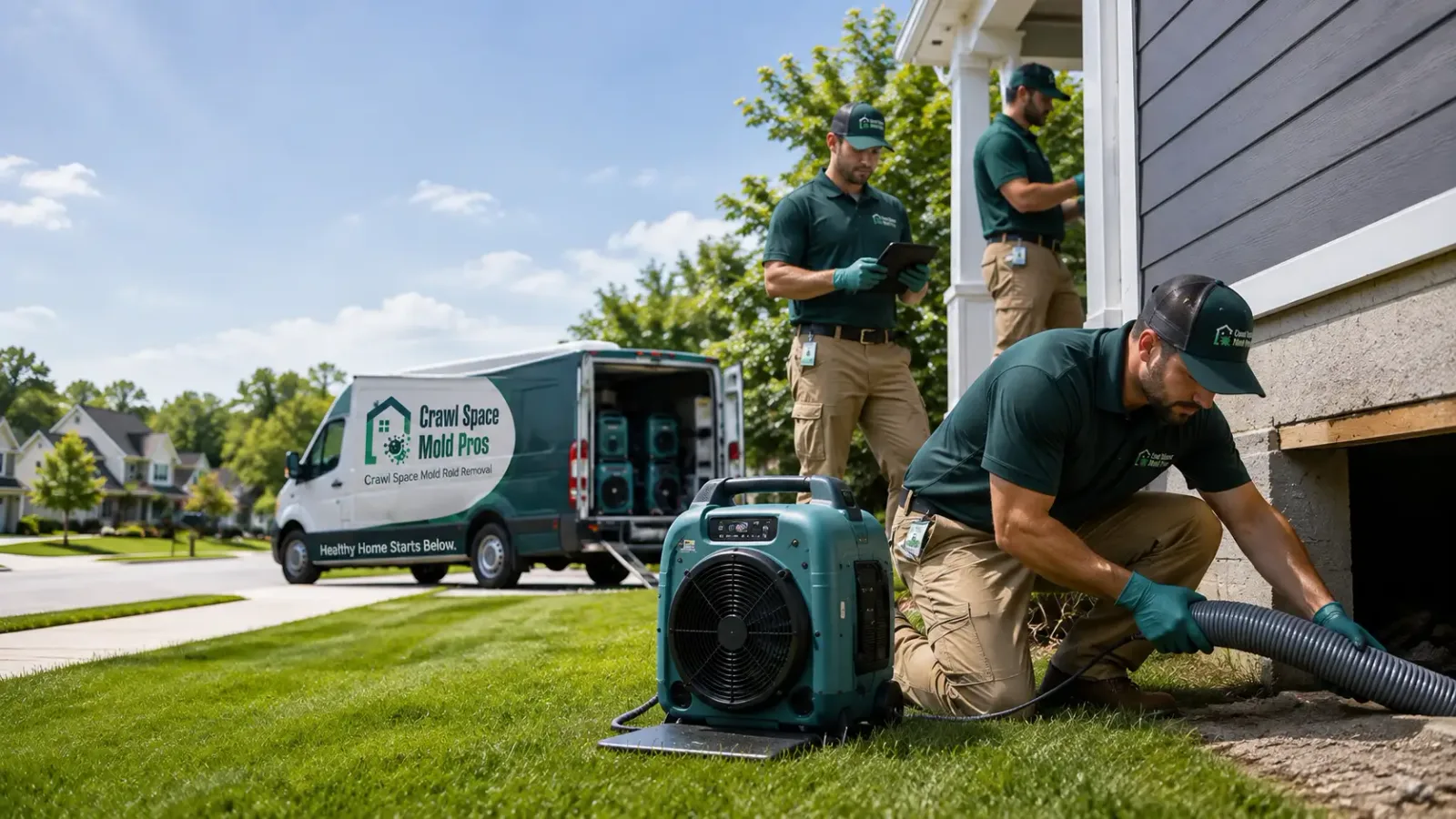 Crawl Space Mold Removal in Pleasant Hill, NC